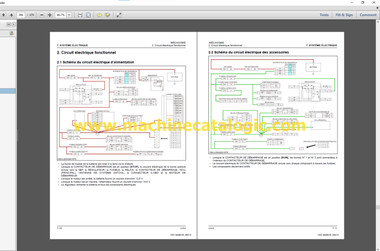 Kubota Mini excavator U10-5 Workshop
