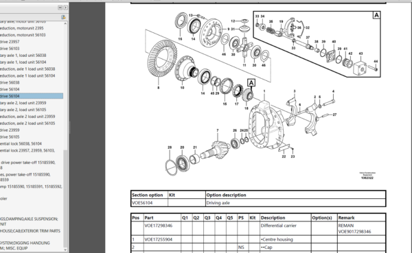 Volvo Dump Truck & Hauler Truck Service and Parts Manual