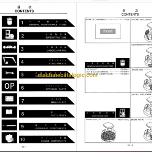 KOBELCO SK30SR PARTS MANUAL