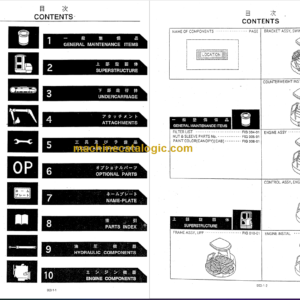 KOBELCO SK20SR PARTS MANUAL