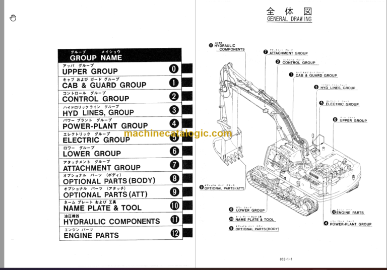KOBELCO SK310-2 SK310LC-2 PARTS MANUAL