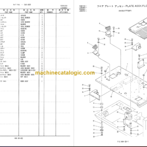 KOBELCO SK310-2 SK310LC-2 PARTS MANUAL