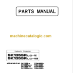 KOBELCO SK135SRLC-1E SK115SRLC-1ES PARTS MANUAL