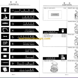 KOBELCO SK15SR PARTS MANUAL