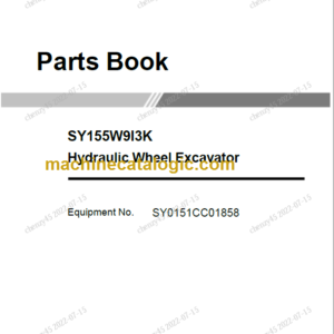 SANY SY155W Parts Book