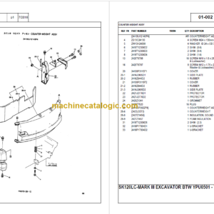 KOBELCO SK120LC PARTS MANUAL