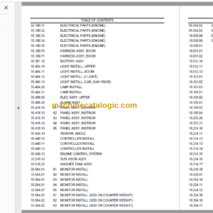 KOBELCO 230SR-3 TIER IV PARTS CATALOG