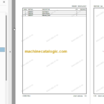 SANY SY26U PARTS MANUAL