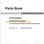 SANY SY375H Parts Book