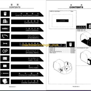 KOBELCO SK115SR(L)-1E SK115SR(L)-1ES PARTS MANUAL