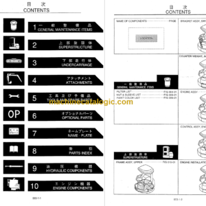 KOBELCO SK20SR PARTS MANUAL PM03501-03654