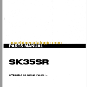 KOBELCO SK35SR PARTS MANUAL