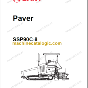 SANY SSP90C-8 Parts Book