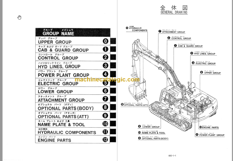KOBELCO SK330 SK330LC PARTS MANUAL