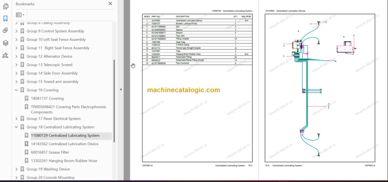 SANY SSP90C-8 Parts Book