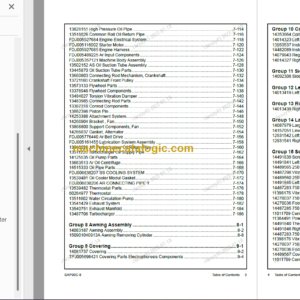 SANY SAP90C-8 PARTS BOOK