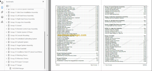 SANY SAP90C-8 PARTS BOOK