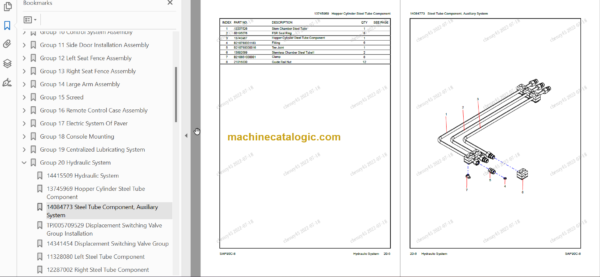 SANY SAP90C-8 PARTS BOOK