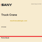 SANY QY50 PARTS MANUAL