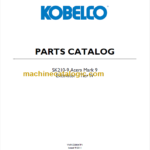 KOBELCO SK210-9 Acera Mark 9 PARTS CATALOG FR