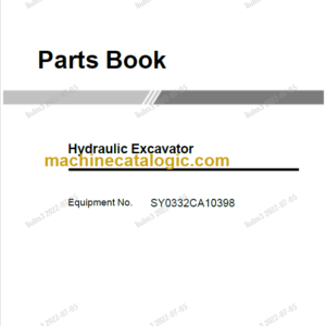 SANY SY330H Parts Book