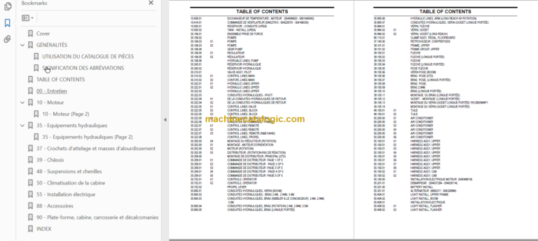 KOBELCO SK210-9 Acera Mark 9 PARTS CATALOG FR