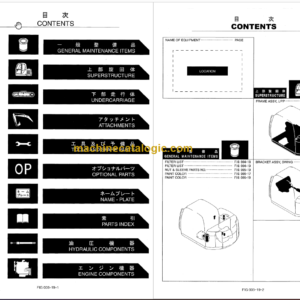 KOBELCO SK80MSR-1E SK80CS-1E PARTS MANUAL