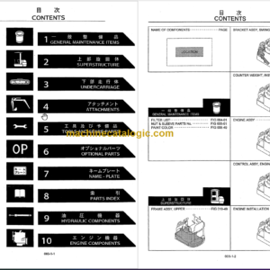 KOBELCO SK13SR PARTS MANUAL