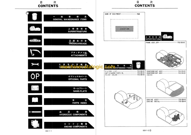 KOBELCO SK200V SK200LCV PARTS MANUAL