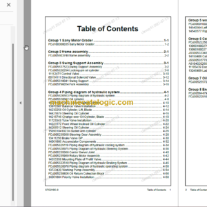 SANY STG190C-8 PARTS BOOK