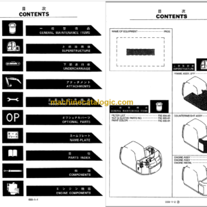 KOBELCO SK135SRLC SK135SRL PARTS MANUAL