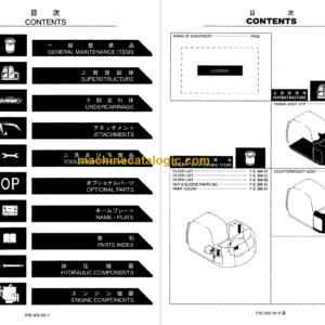 KOBELCO SK135SR-1E SK135SRLC-1E PARTS MANUAL