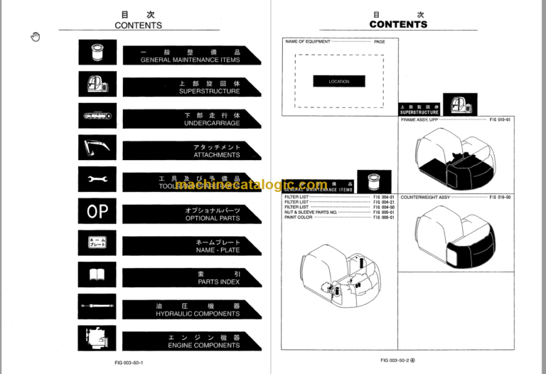 KOBELCO SK135SR-1E SK135SRLC-1E PARTS MANUAL
