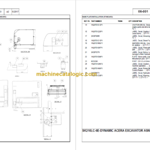 KOBELCO SK210LC-6E PARTS CATALOG