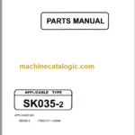 KOBELCO SK035-2 PARTS MANUAL