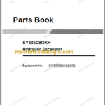 SANY SY335 Parts Book