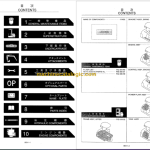 KOBELCO SK035-2 PARTS MANUAL