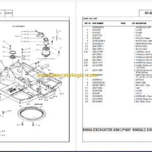 KOBELCO K905A K905ALC PARTS MANUAL