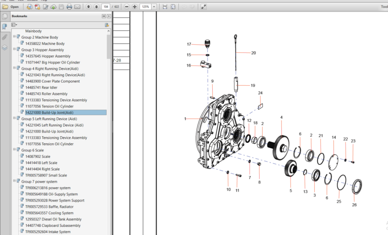 SANY PARTS MANUAL PDF SET 2022
