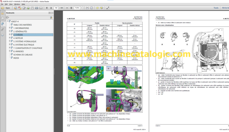 Kubota KX037-4 DİAGRAMS