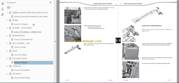 Manitou MLT 845 H SERIES 4-E3 Repair Manual