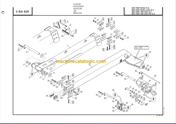 Manitou MLT 630-742-1035-741-735-731-634 Parts Catalog