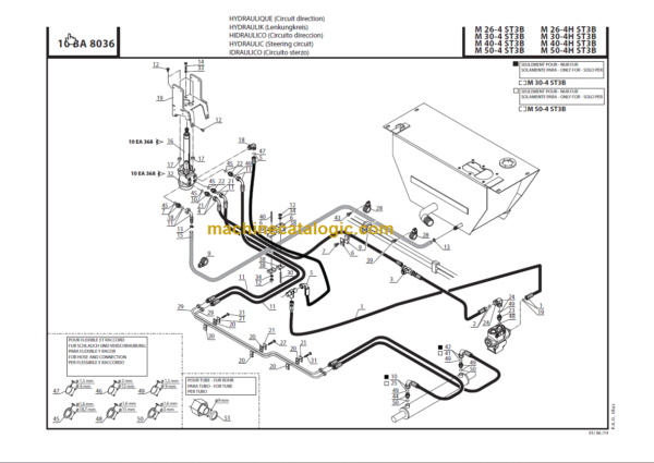 MANITOU M 30-2 + H ST3B PARTS CATALOGUE