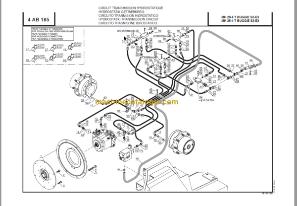 MANITOU MH25-4 Turbo S2-E3 PARTS MANUAL0