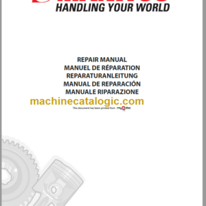 Manitou MLT 627 Repair Manual