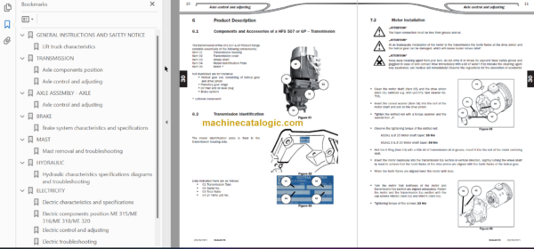 MANITOU ME 318 Repair Manual