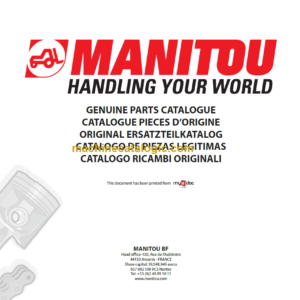 MANITOU MC 20 E Parts Catalogue