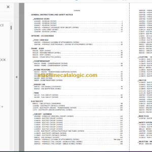 Manitou MLT 630 SB E2 PARTS CATALOGUE