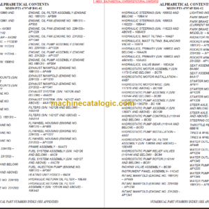 MANITOU MSI50D PARTS MANUAL