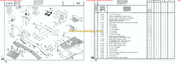 MANITOU MSI 50D PARTS MANUAL